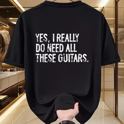 Guitar Lover Shirt, Funny Guitar UnisexT-Shirt/Hoodie/Sweatshirt HLT00 - Yes I Really Do Need All These Guitars Musician T-Shirt