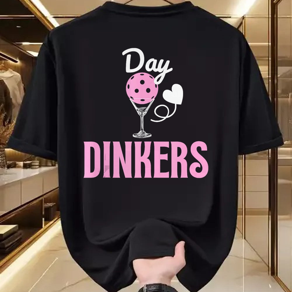 Funny Pickleball Shirt, Pickleball Lover Unisex T-Shirt/Hoodie/Sweatshirt HLT00 - Day Dinkers, Funny Pickleball Tee for Girls Who Love to Dink Tank Top
