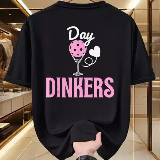 Funny Pickleball Shirt, Pickleball Lover Unisex T-Shirt/Hoodie/Sweatshirt HLT00 - Day Dinkers, Funny Pickleball Tee for Girls Who Love to Dink Tank Top