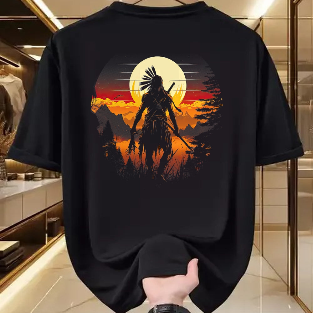 Native American T-Shirts, Vintage Native American Unisex T-Shirt/Hoodie/Sweatshirt HLT00 - Native American Chief Tribes Culture Sacred Sioux