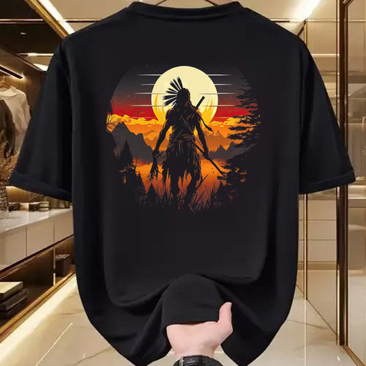 Native American T-Shirts, Vintage Native American Unisex T-Shirt/Hoodie/Sweatshirt HLT00 - Native American Chief Tribes Culture Sacred Sioux