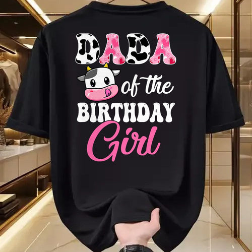 Best Farmer Life Shirt, Funny Farmer UnisexT-Shirt/Hoodie/Sweatshirt HLT00 - Dada of The Birthday Girl Farm Cow 1St Birthday Girl T-Shirt