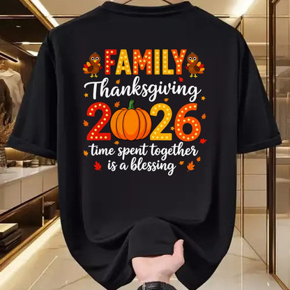 Best Thanksgiving Family Shirt , Funny Thanksgiving UnisexT-Shirt/Hoodie/Sweatshirt HLT00 - Family Thanksgiving 2026 Thanksgiving Crew Turkey Matching T-Shirt (3)