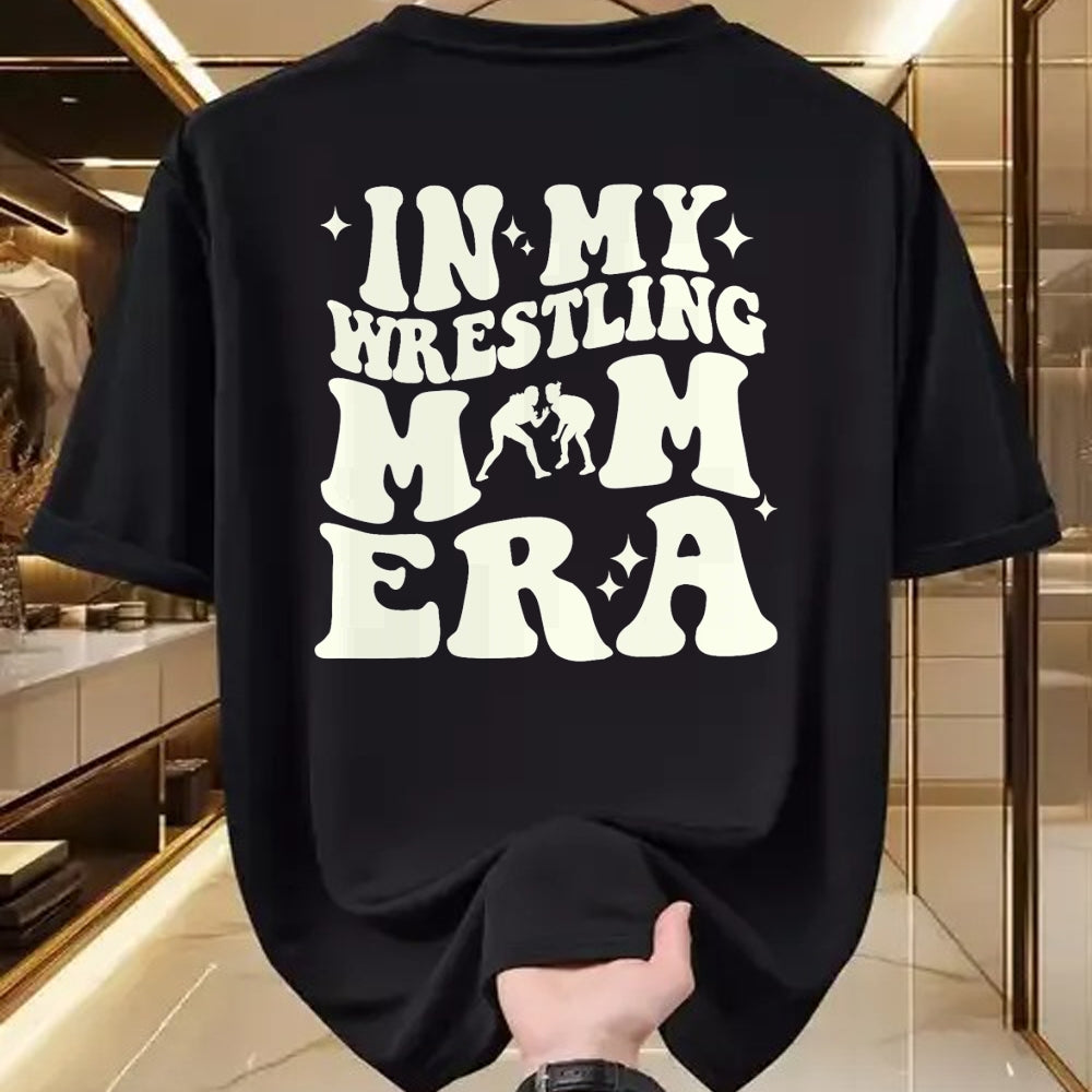 Gift for Mom Shirt, Funny Mom Unisex T-Shirt/Hoodie/Sweatshirt HLT00 - In my wrestling mom era T-Shirt
