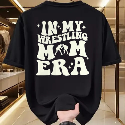 Gift for Mom Shirt, Funny Mom Unisex T-Shirt/Hoodie/Sweatshirt HLT00 - In my wrestling mom era T-Shirt