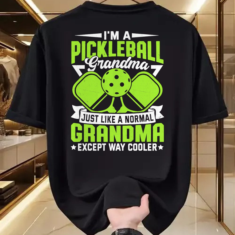 Funny Pickleball Shirt, Pickleball Lover Unisex T-Shirt/Hoodie/Sweatshirt HLT00 - Funny Pickleball Grandma Women Girls Pickle Ball Player T-Shirt