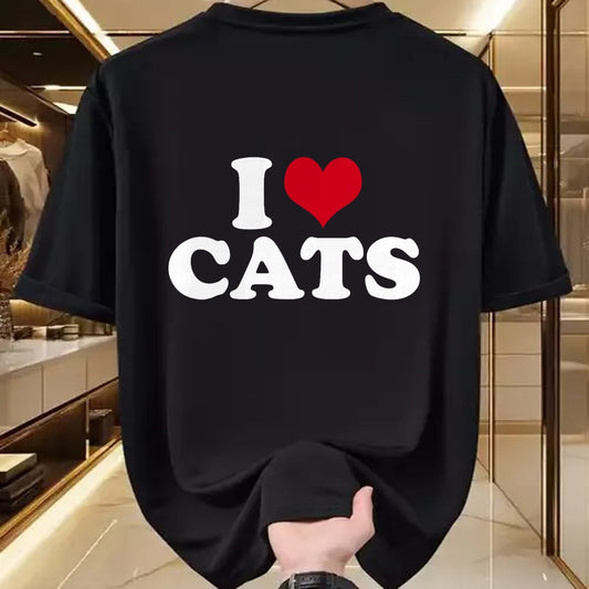 Cat Love Shirt, Funny Cat Lover Gift UnisexT-Shirt/Hoodie/Sweatshirt HLT00 - I Love Cats Cat T-Shirt (1)