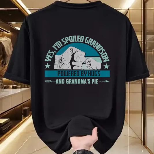 Best Grandma Shirt, Proud Grandma Unisex T-Shirt/Hoodie/Sweatshirt HLT00 - Favorite Spoiled Grandson T-Shirt