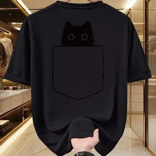 Cat Love Shirt, Funny Cat Lover Gift UnisexT-Shirt/Hoodie/Sweatshirt HLT00 - Cat in Pocket Shirt for Kids Women Men Funny Cute Cats Lover T-Shirt