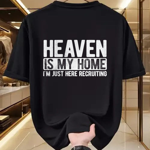 Christian Tee, Christian Faith Unisex T-Shirt/Hoodie/Sweatshirt HLT00 - Heaven Is My Home Christian Religious Jesus T-Shirt (1)