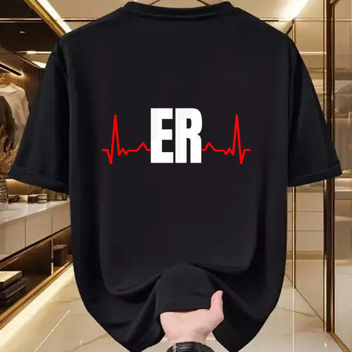 Funny Nurse Shirt, Nurse Unisex T-Shirt/Hoodie/Sweatshirt HLT00 -Emergency Medicine Emergency room Nurse ER Heartbeat T-Shirt