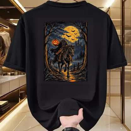 Best Horse Lover Shirt , Funny Horse UnisexT-Shirt/Hoodie/Sweatshirt HLT00 - Happy Halloween Horse Ghost T-Shirt, Women, Black, Medium