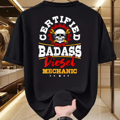 Best Mechanic Life Shirt, Funny Mechanic UnisexT-Shirt/Hoodie/Sweatshirt HLT00 - Diesel Mechanic Gifts Design On Back T-Shirt (1)