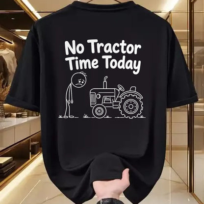 Best Farmer Life Shirt, Funny Farmer UnisexT-Shirt/Hoodie/Sweatshirt HLT00 - No Tractor Time Today Funny Farmer Farming Quote Minimalist T-Shirt