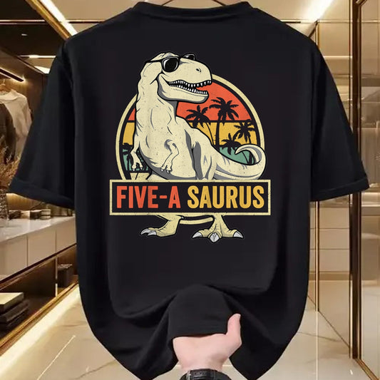 Best Dinosaur Lover Shirt, Funny Dinosaur UnisexT-Shirt/Hoodie/Sweatshirt HLT00 - Kids 5 Year Old Dinosaur Birthday 5th T Rex Dino Five Saurus T-Shirt