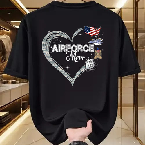 Gift for Mom Shirt, Funny Mom Unisex T-Shirt/Hoodie/Sweatshirt HLT00 - Proud Air Force Mom Air Force Graduation Mom USAF Mom T-Shirt