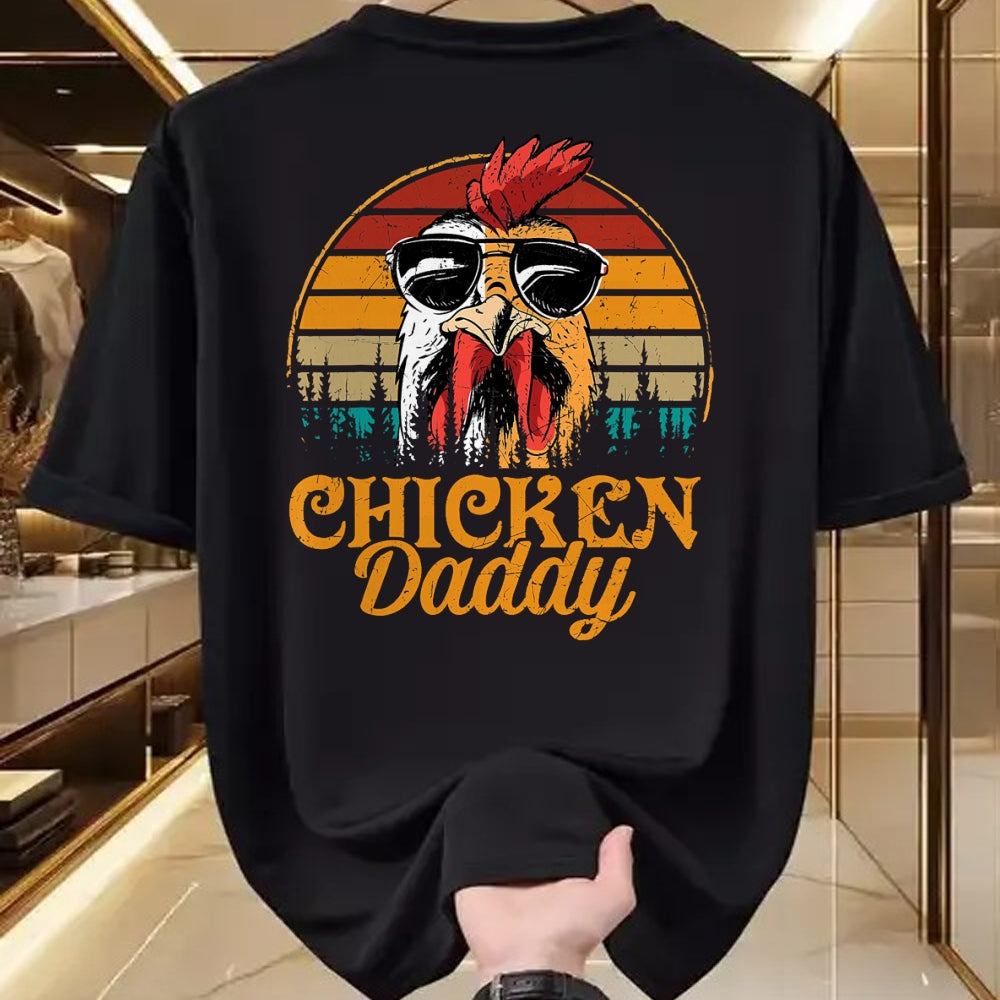 Best Farmer Life Shirt, Funny Farmer UnisexT-Shirt/Hoodie/Sweatshirt HLT00 - Chicken Daddy Vintage Poultry Farmer Funny Fathers Day Mens T-Shirt