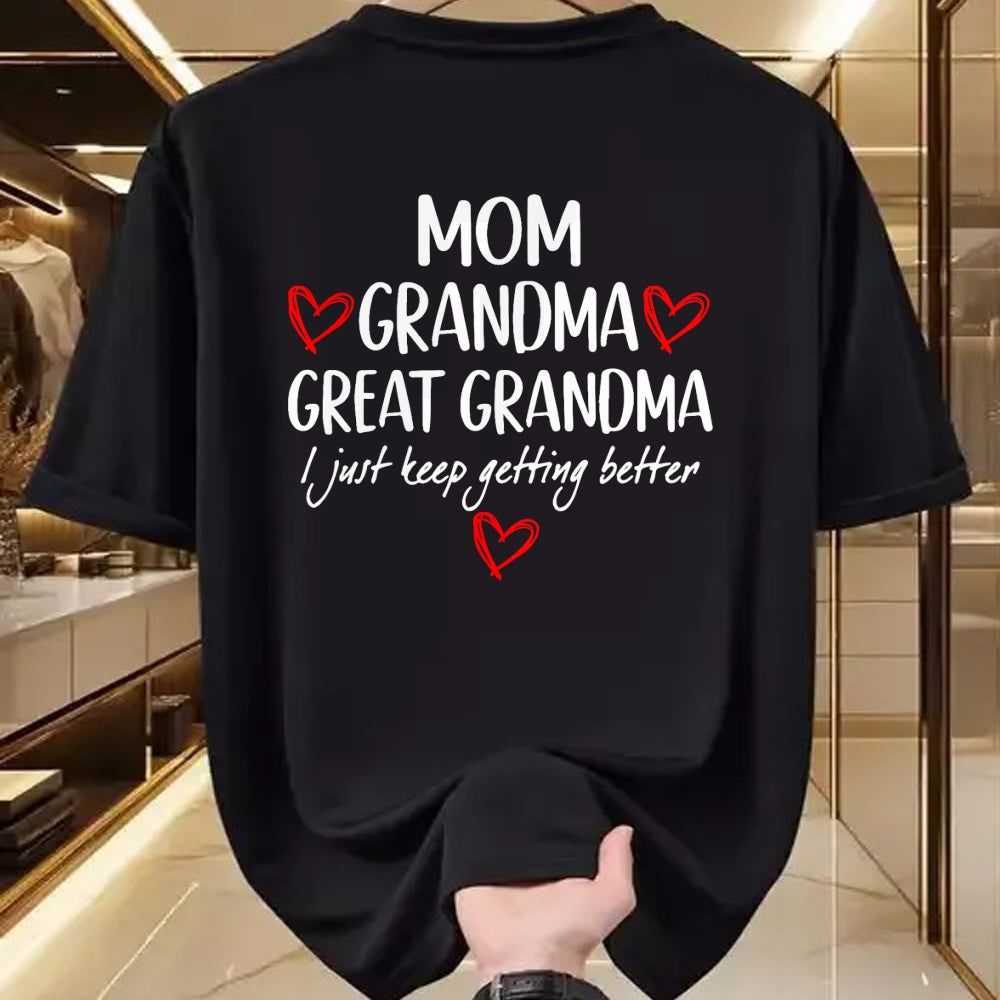 Best Grandma Shirt, Proud Grandma Unisex T-Shirt/Hoodie/Sweatshirt HLT00 - Gifts for Grandma from Grandkids Mom Grandma Great Grandma T-Shirt (1)