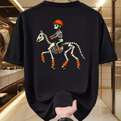 Best Horse Lover Shirt , Funny Horse UnisexT-Shirt/Hoodie/Sweatshirt HLT00 - Skeleton Horse Riding Halloween Costume Funny Boys Girl Kids T-Shirt