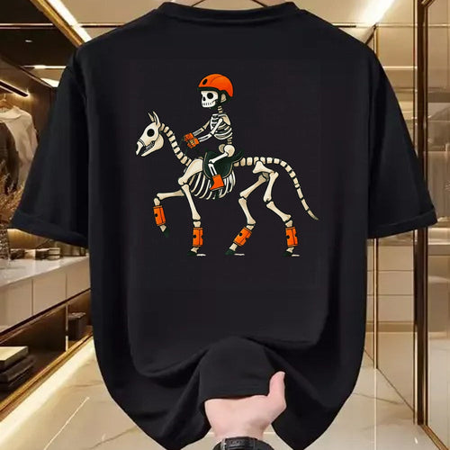 Best Horse Lover Shirt , Funny Horse UnisexT-Shirt/Hoodie/Sweatshirt HLT00 - Skeleton Horse Riding Halloween Costume Funny Boys Girl Kids T-Shirt