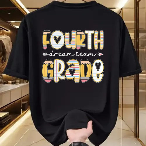 Best Student Shirt, Funny Back To School UnisexT-Shirt/Hoodie/Sweatshirt HLT00 - 4th Grade Dream Team Back to School Teacher Student Kids T-Shirt