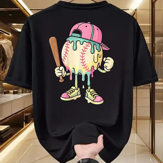 Best Student Shirt, Funny Back To School UnisexT-Shirt/Hoodie/Sweatshirt HLT00 - Cute Baseball Ice Cream Drip Tees for Girls and Boys T Shirts Pastel Sporty Fun
