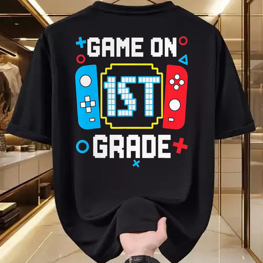 Best Student Shirt, Funny Back To School UnisexT-Shirt/Hoodie/Sweatshirt HLT00 - 1st Grade for Boys Back to School First Day of First Grade T-Shirt, Men, Black, 3X-Large