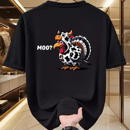 Best Thanksgiving Family Shirt , Funny Thanksgiving UnisexT-Shirt/Hoodie/Sweatshirt HLT00 - Turkey Moo Funny Thanksgiving T-Shirt