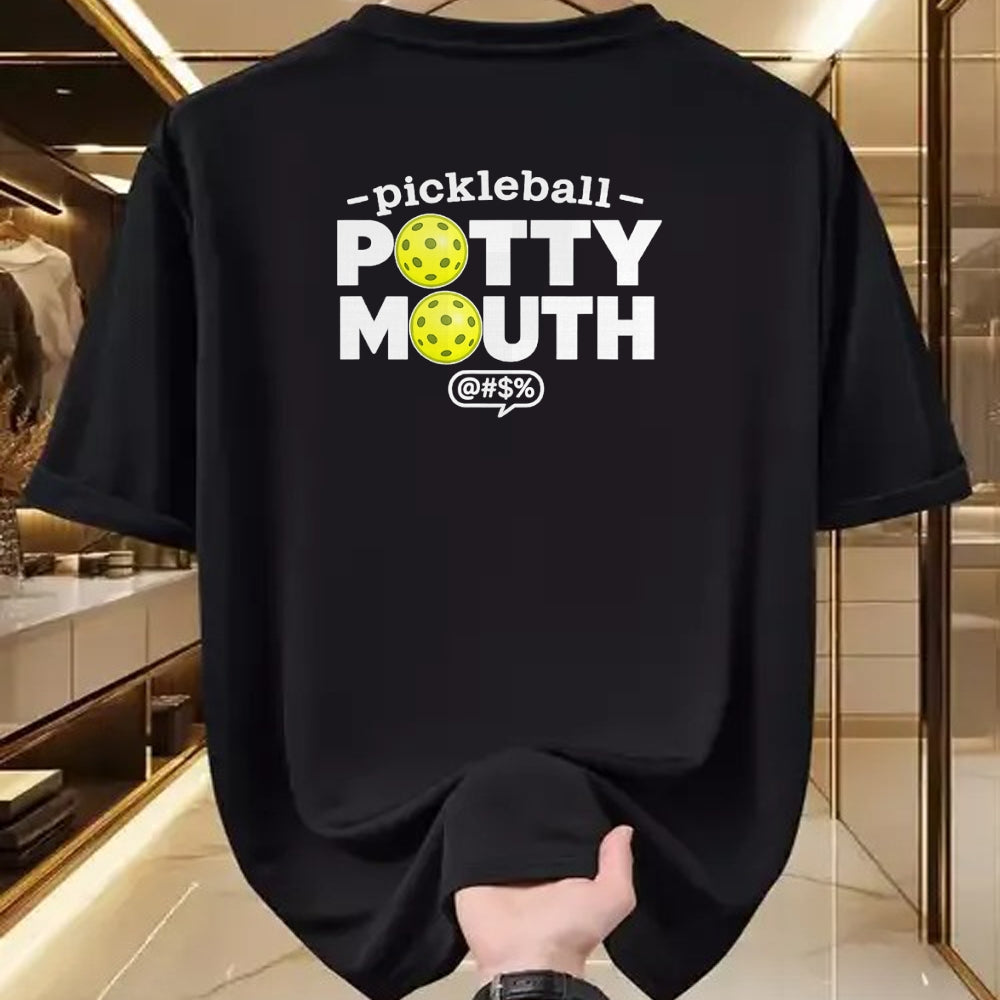 Funny Pickleball Shirt, Pickleball Lover Unisex T-Shirt/Hoodie/Sweatshirt HLT00 - Pickleball Potty Mouth Funny Player Humor T-Shirt