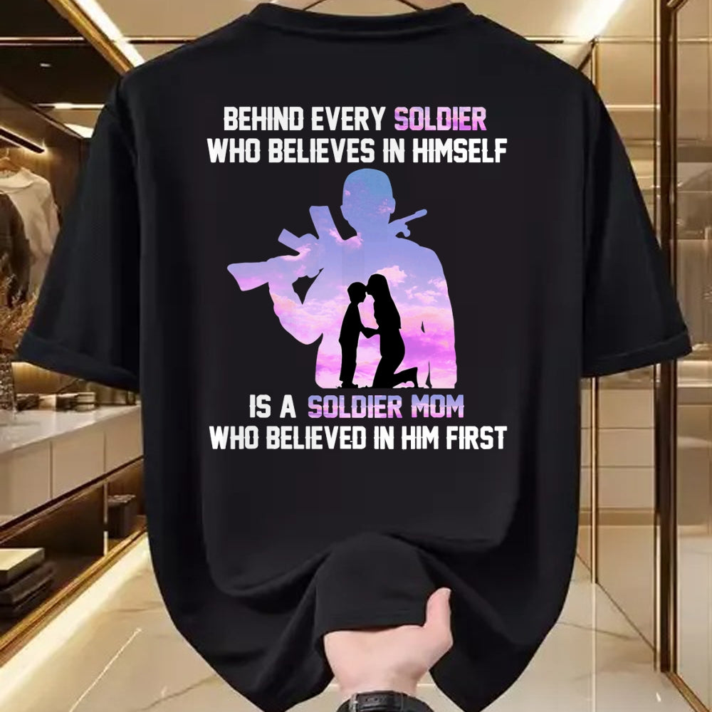 Gift for Mom Shirt, Funny Mom Unisex T-Shirt/Hoodie/Sweatshirt HLT00 - Proud Army Mom of Every Soldier Hero T-Shirt