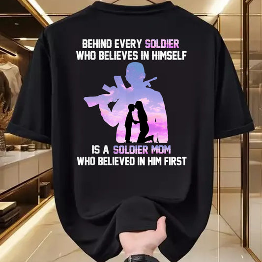 Gift for Mom Shirt, Funny Mom Unisex T-Shirt/Hoodie/Sweatshirt HLT00 - Proud Army Mom of Every Soldier Hero T-Shirt
