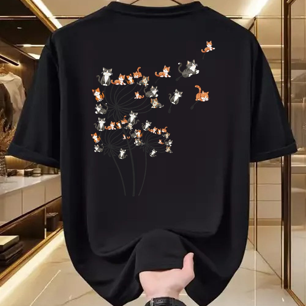 Cat Love Shirt, Funny Cat Lover Gift UnisexT-Shirt/Hoodie/Sweatshirt HLT00 - Cat Shirt Cat Shirts for Women Girls Cute Dandelion T-Shirt