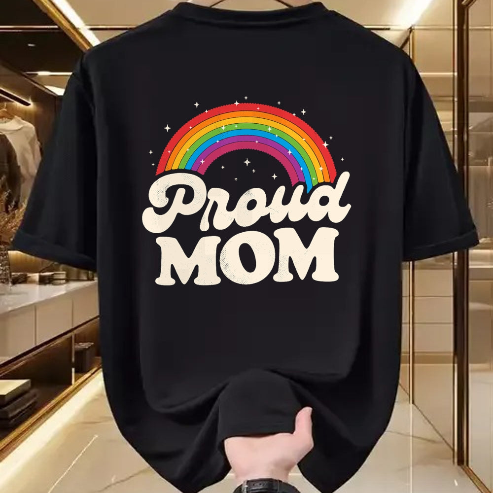 Gift for Mom Shirt, Funny Mom Unisex T-Shirt/Hoodie/Sweatshirt HLT00 - LGBTQ Proud Mom Gay Pride LGBT Ally Rainbow Mothers Day T-Shirt