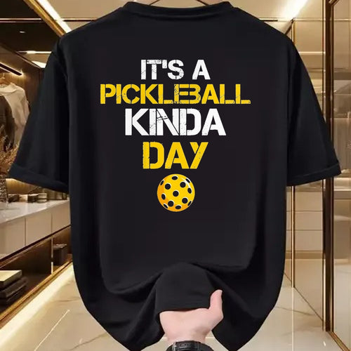 Funny Pickleball Shirt, Pickleball Lover Unisex T-Shirt/Hoodie/Sweatshirt HLT00 - Funny Pickleball Player Paddle - Pickleballing & Pickleball T-Shirt, Men, Black, 3X-Large