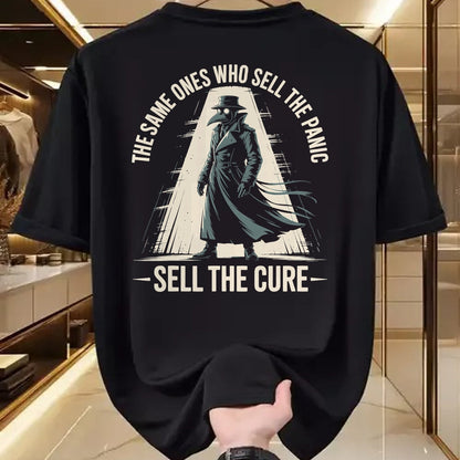 Best Doctor Shirt, Funny Doctor UnisexT-Shirt/Hoodie/Sweatshirt HLT00 - Plague Doctor Sell The Panic T-Shirt