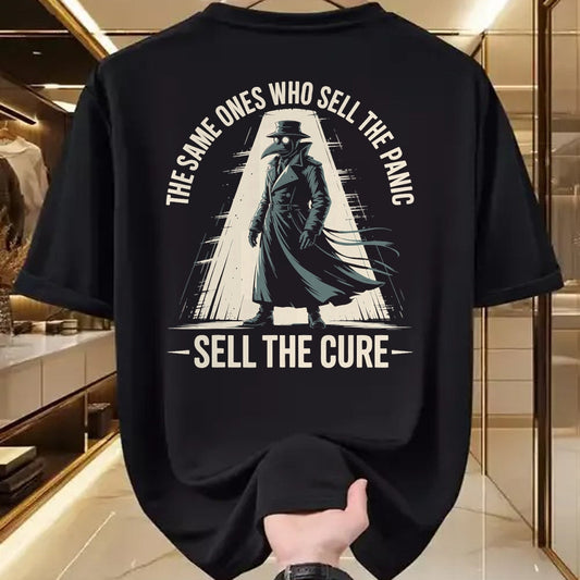 Best Doctor Shirt, Funny Doctor UnisexT-Shirt/Hoodie/Sweatshirt HLT00 - Plague Doctor Sell The Panic T-Shirt