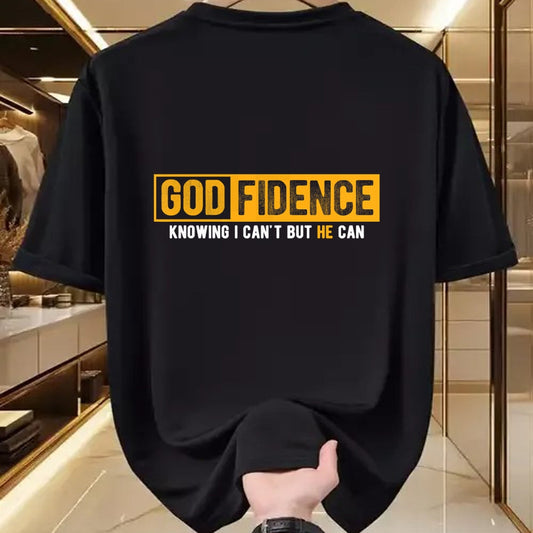 Christian Tee, Christian Faith Unisex T-Shirt/Hoodie/Sweatshirt HLT00 - Knowing I Can_t But He Can Christian Religious Jesus T-Shirt (1)