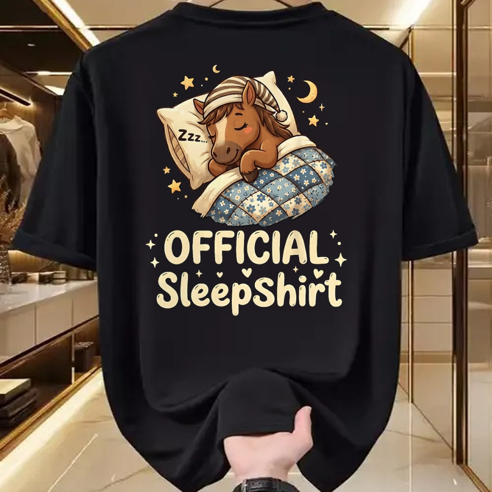 Best Horse Lover Shirt , Funny Horse UnisexT-Shirt/Hoodie/Sweatshirt HLT00 - Sleeping Horse Official Sleepshirt Sleepwear Pajama Bedtime T-Shirt