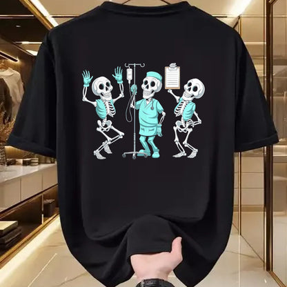 Best Doctor Shirt, Funny Doctor UnisexT-Shirt/Hoodie/Sweatshirt HLT00 - Funny Skeleton Doctor Halloween Humor for Nurses T-Shirt