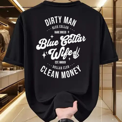 Best Wife Shirt, Wife and Husband Unisex T-Shirt/Hoodie/Sweatshirt HLT00 - Gift for wife T shirt, spoiled wife   Funny Blue Collar Wives Club Spoiled Wife Mothers Day T-Shirt