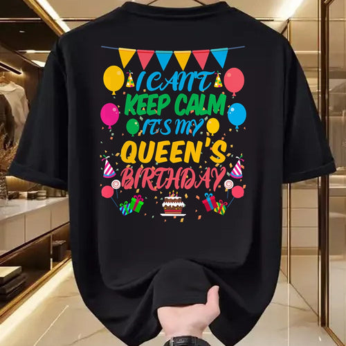 Best Wife Shirt, Wife and Husband Unisex T-Shirt/Hoodie/Sweatshirt HLT00 - I Can't Keep Calm It's My Queen Birthday husband wife T-Shirt