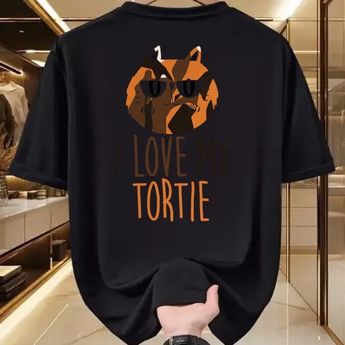 Cat Love Shirt, Funny Cat Lover Gift UnisexT-Shirt/Hoodie/Sweatshirt HLT00 - I love my cat (Tortie)I love my Tortoiseshell Cat T-Shirt for Men Women Kids