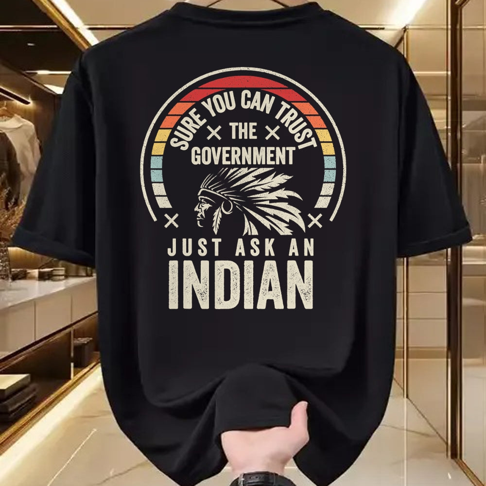 Native American T-Shirts, Vintage Native American Unisex T-Shirt/Hoodie/Sweatshirt HLT00 - Retro Vintage Native American Trust Government
