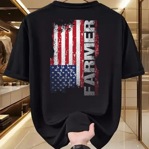Best Farmer Life Shirt, Funny Farmer UnisexT-Shirt/Hoodie/Sweatshirt HLT00 - USA Flag Farmer T-Shirt, American Farmers Tee T-Shirt