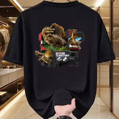 Best Dinosaur Lover Shirt, Funny Dinosaur UnisexT-Shirt/Hoodie/Sweatshirt HLT00 - Jurassic World Rebirth Spinosaurus Defend Territory T-Shirt