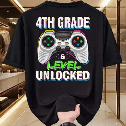 Best Student Shirt, Funny Back To School UnisexT-Shirt/Hoodie/Sweatshirt HLT00 - Boys First Day of 4th Grade Shirt Kids Gaming Back to School T-Shirt