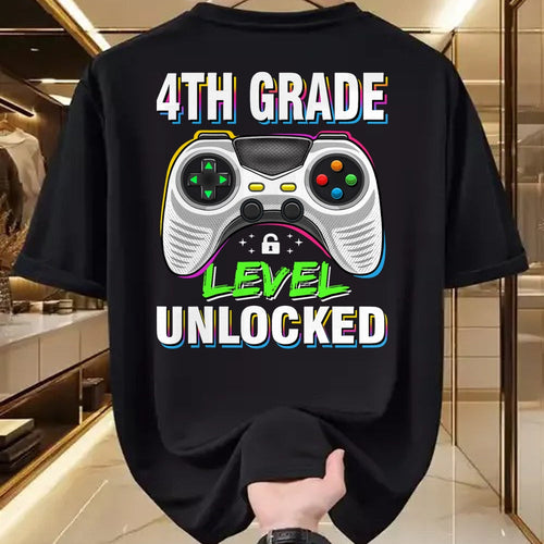 Best Student Shirt, Funny Back To School UnisexT-Shirt/Hoodie/Sweatshirt HLT00 - Boys First Day of 4th Grade Shirt Kids Gaming Back to School T-Shirt