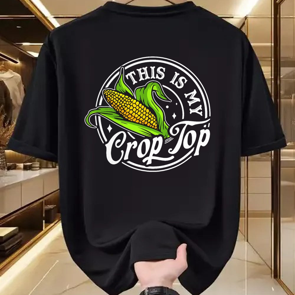 Best Farmer Life Shirt, Funny Farmer UnisexT-Shirt/Hoodie/Sweatshirt HLT00 - Womens This is My Crop Top Funny Farmer Farming Corn T-Shirt
