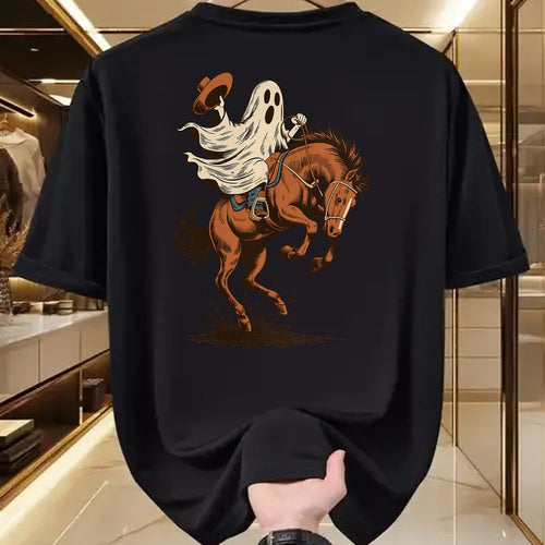 Best Horse Lover Shirt , Funny Horse UnisexT-Shirt/Hoodie/Sweatshirt HLT00 - Halloween Western Cowboy Ghost Rodeo Horse Country T-Shirt