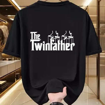 Gift for Dad Shirt, Funny Dad Unisex T-Shirt/Hoodie/Sweatshirt HLT00 – Dad Of Twins Proud Father of Twins Classic Overachiver Premium T-Shirt